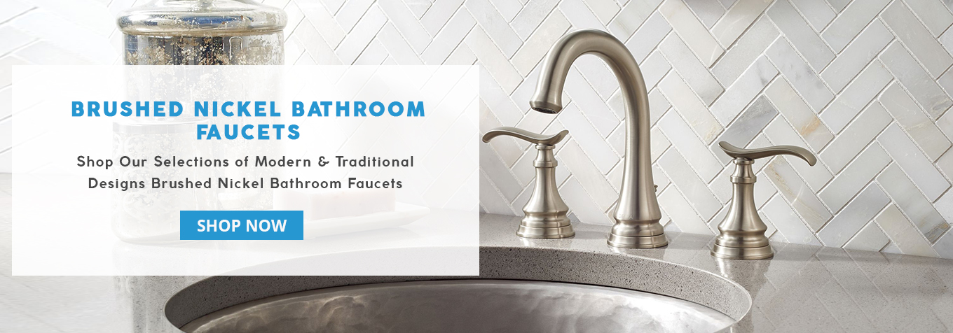 Brushed Nickel Bathroom Faucets | BathSelect